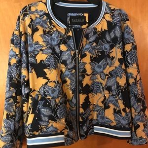 Eloquii flare sleeve bomber jacket